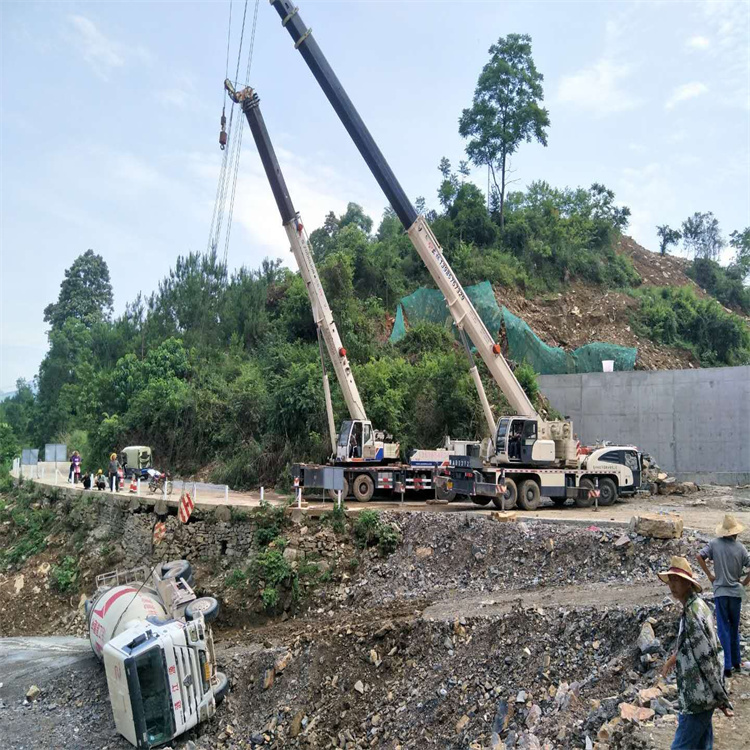 惠州惠州24小时应急道路救援吊装吊装现场实拍